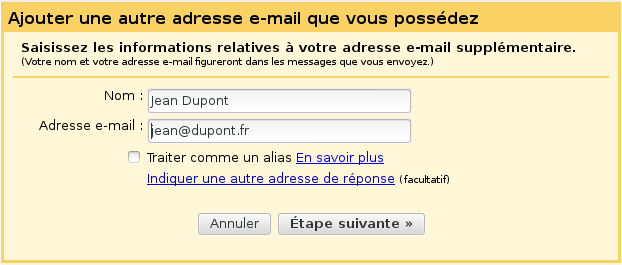 Configuration de Gmail pour l'hébergeur Alwaysdata (1)
